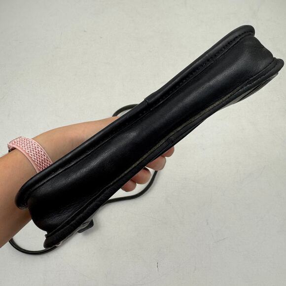 VTG Coach 9375 Dinky Crossbody Bag Black Leather USA Made - Picture 4 of 9